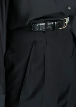 The Frankie Shop Sion Pintuck Trousers Black Sale