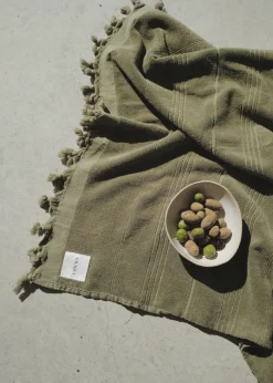 The Frankie Shop Solaqua La Bocca Terry Towel Olive Green