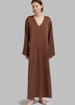The Frankie Shop Solaqua The Resort Dress Cocao Best