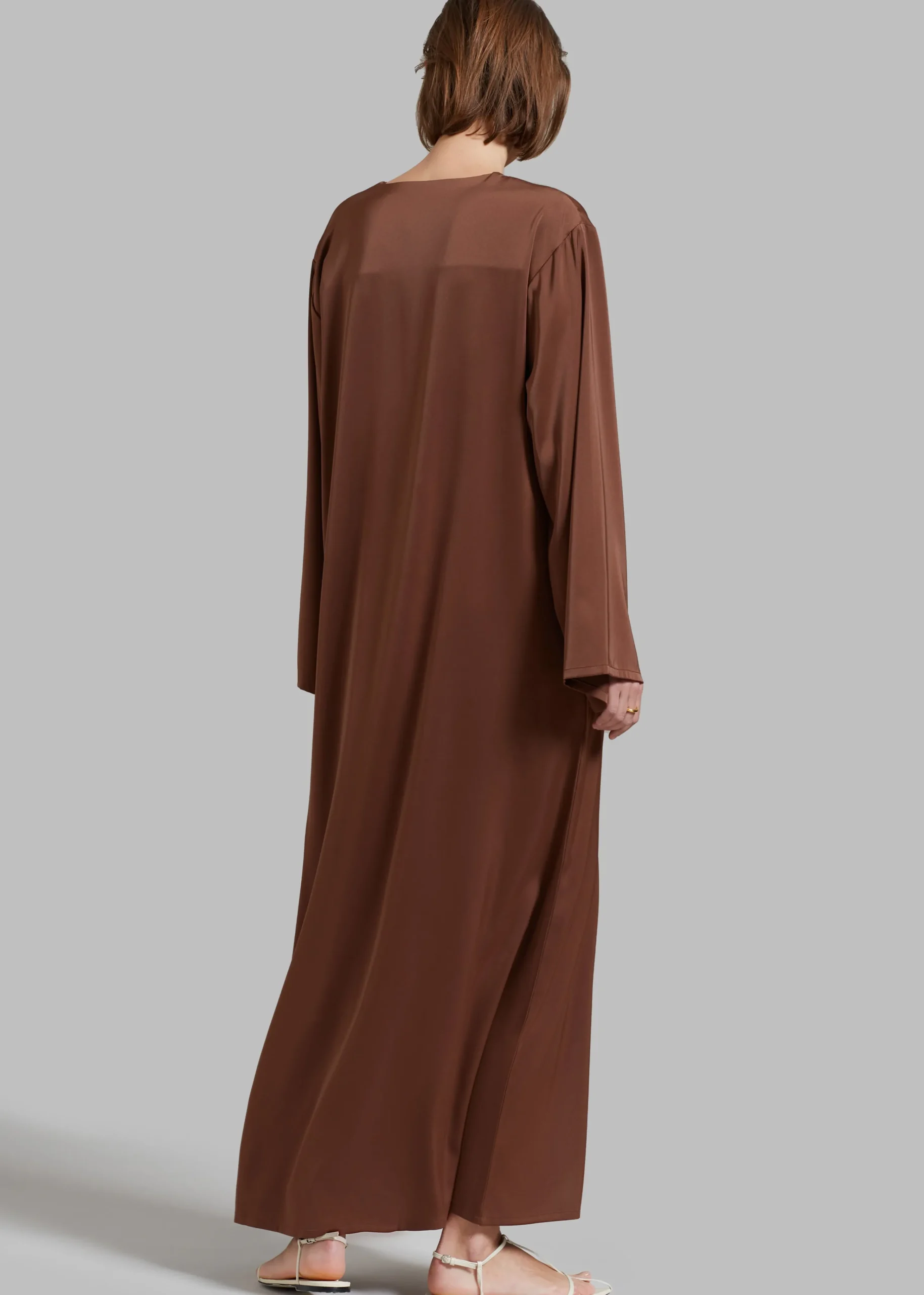 The Frankie Shop Solaqua The Resort Dress Cocao Best