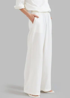 The Frankie Shop Solaqua The Resort Pant Ivory Clearance
