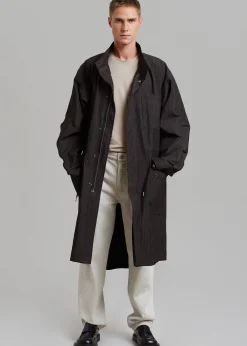 The Frankie Shop Stephen Anorak Charcoal New