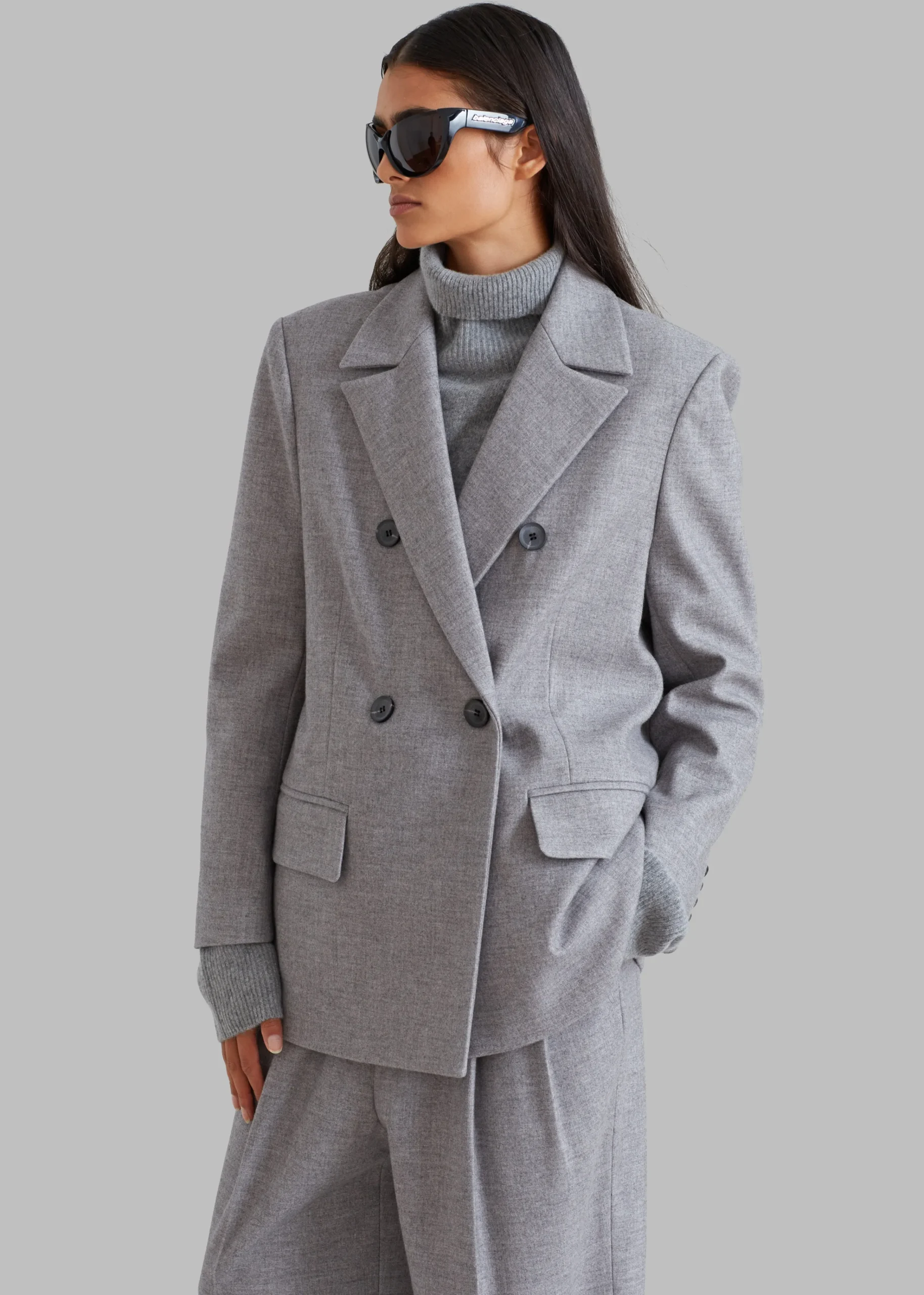 The Frankie Shop Stine Blazer Grey Sale