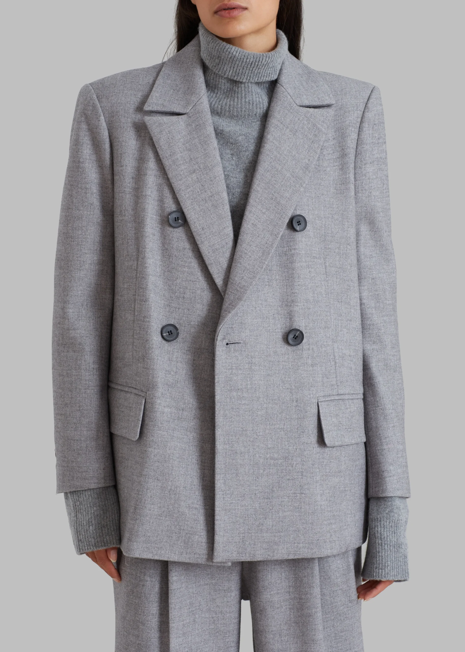 The Frankie Shop Stine Blazer Grey Sale