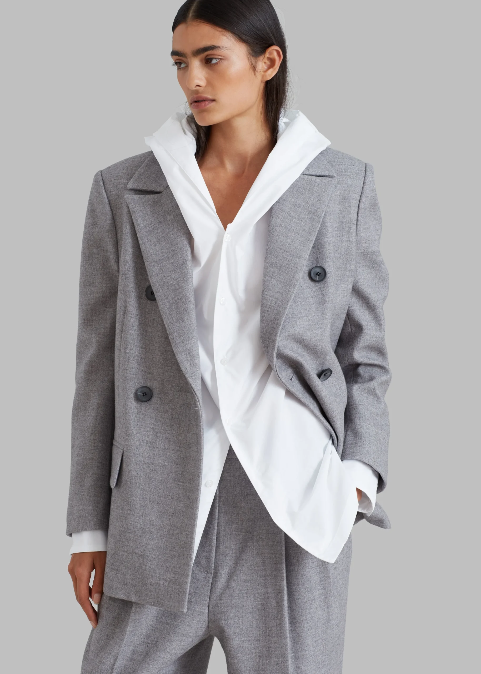 The Frankie Shop Stine Blazer Grey Sale