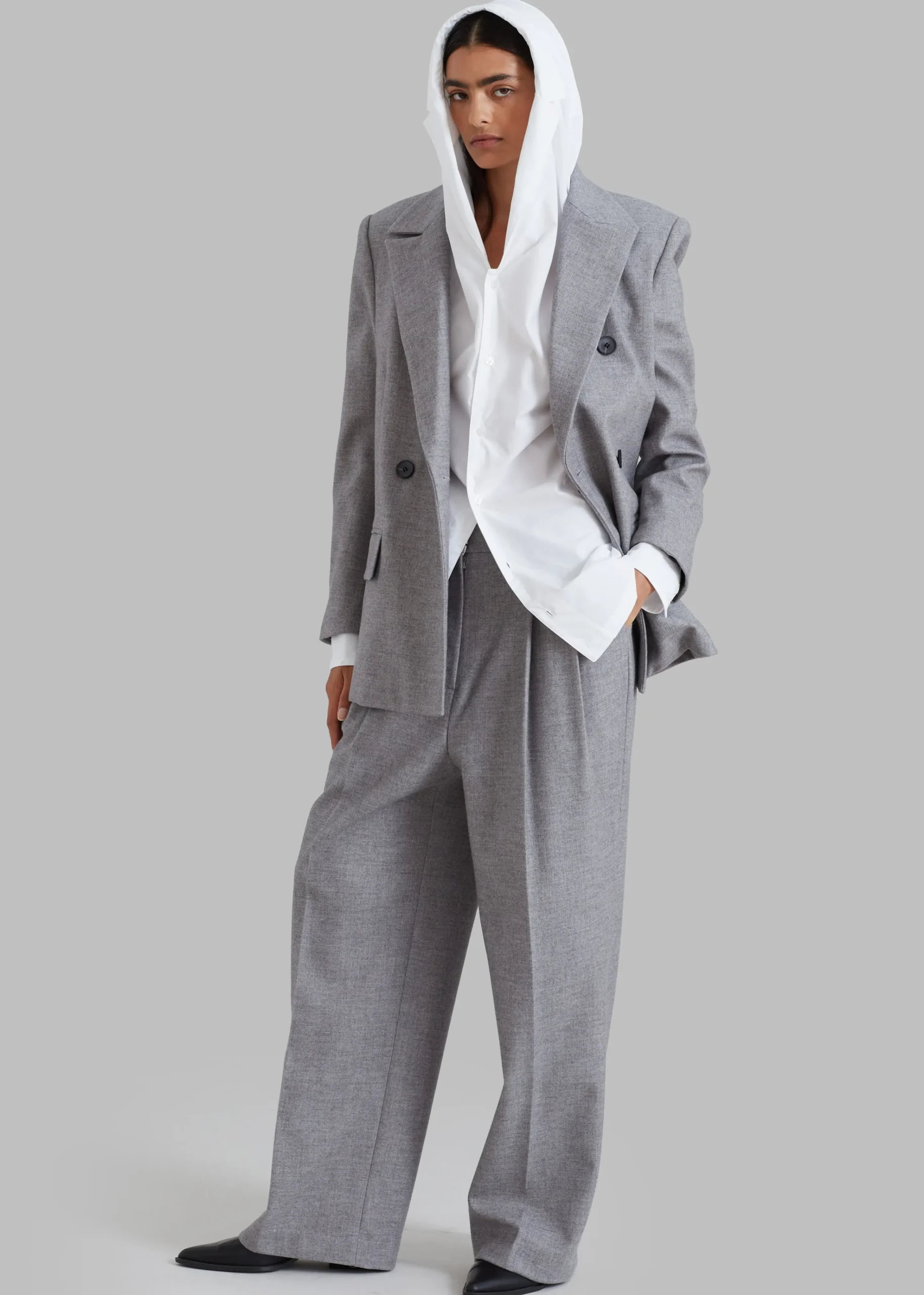 The Frankie Shop Stine Blazer Grey Sale