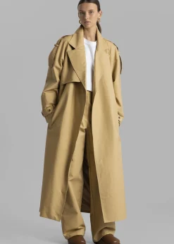 The Frankie Shop Suzanne Trench Coat Beige Online