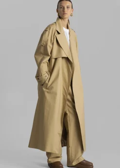 The Frankie Shop Suzanne Trench Coat Beige Online