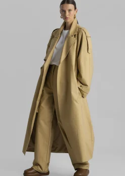 The Frankie Shop Suzanne Trench Coat Beige Online