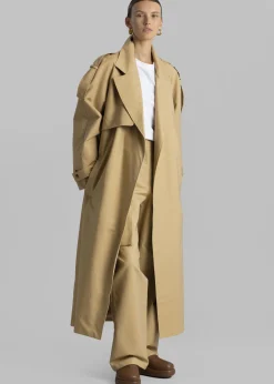 The Frankie Shop Suzanne Trench Coat Beige Online