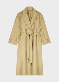 The Frankie Shop Suzanne Trench Coat Beige Online