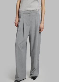 The Frankie Shop Sybil Trousers Grey Pinstripe Outlet