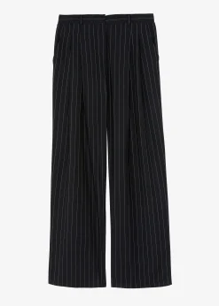 The Frankie Shop Sybil Trousers Black Pinstripe Online
