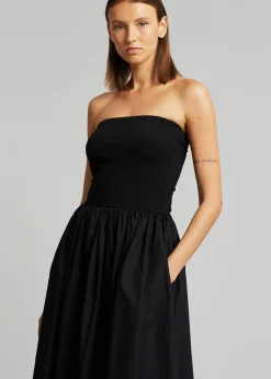 The Frankie Shop Tamo Strapless Maxi Dress Black Hot