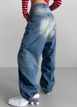 The Frankie Shop Tanner Bleach Jeans Worn Wash Clearance