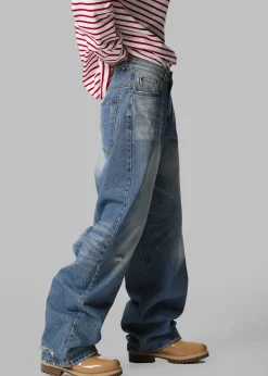 The Frankie Shop Tanner Bleach Jeans Worn Wash Clearance