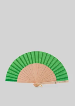 The Frankie Shop Tfs X Duvelleroy Take Away Fan Kelly Green Discount
