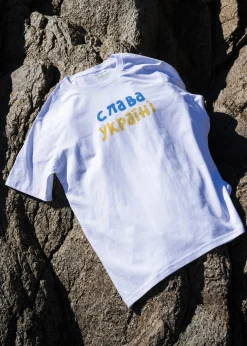 The Frankie Shop X Thomas Lelu Free T-Shirt White/Multico Discount