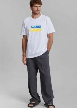 The Frankie Shop X Thomas Lelu Free T-Shirt White/Multico Discount