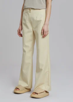 The Frankie Shop Tolko Pants Pale Yellow