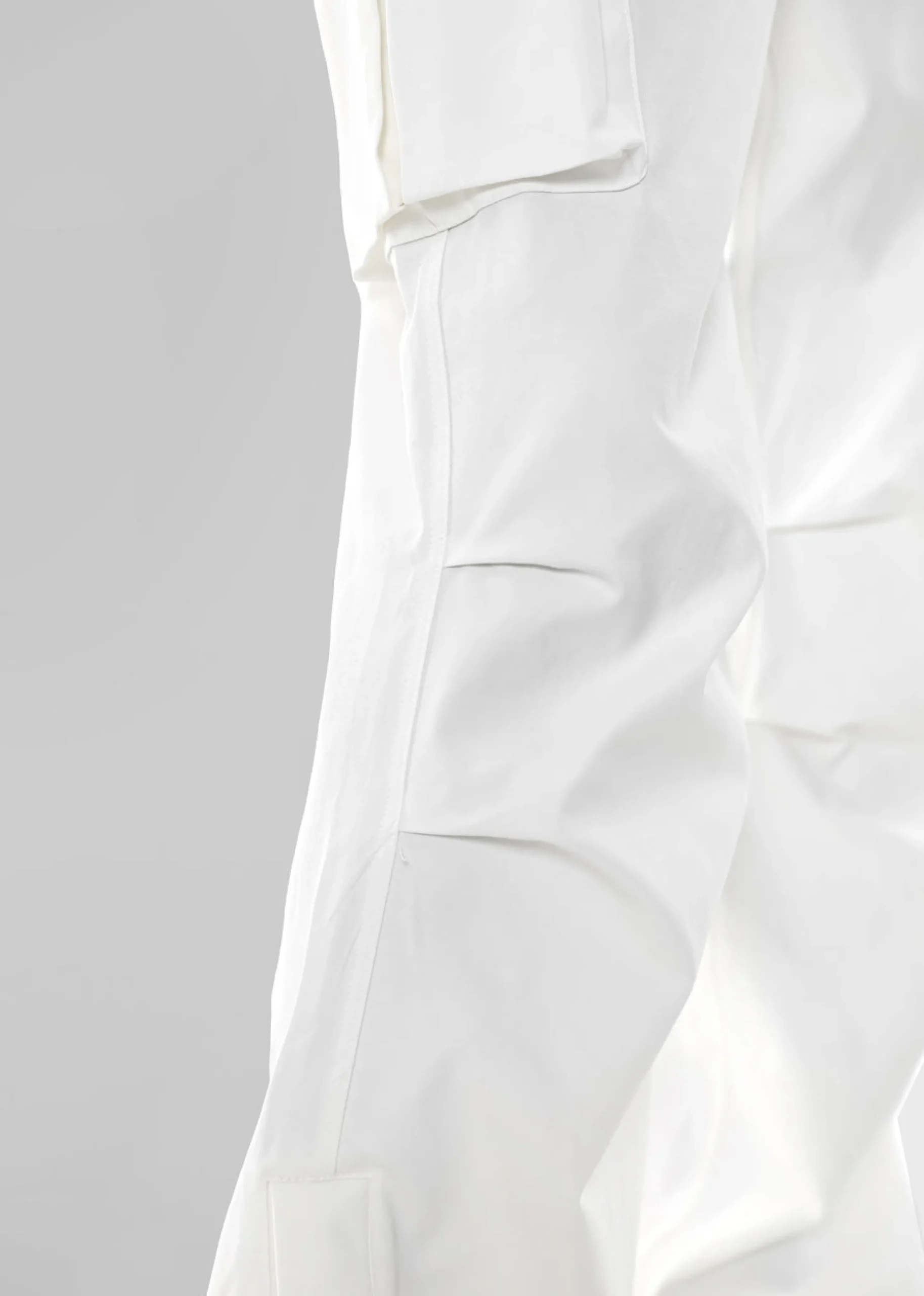 The Frankie Shop Valo Cargo Pants White Hot