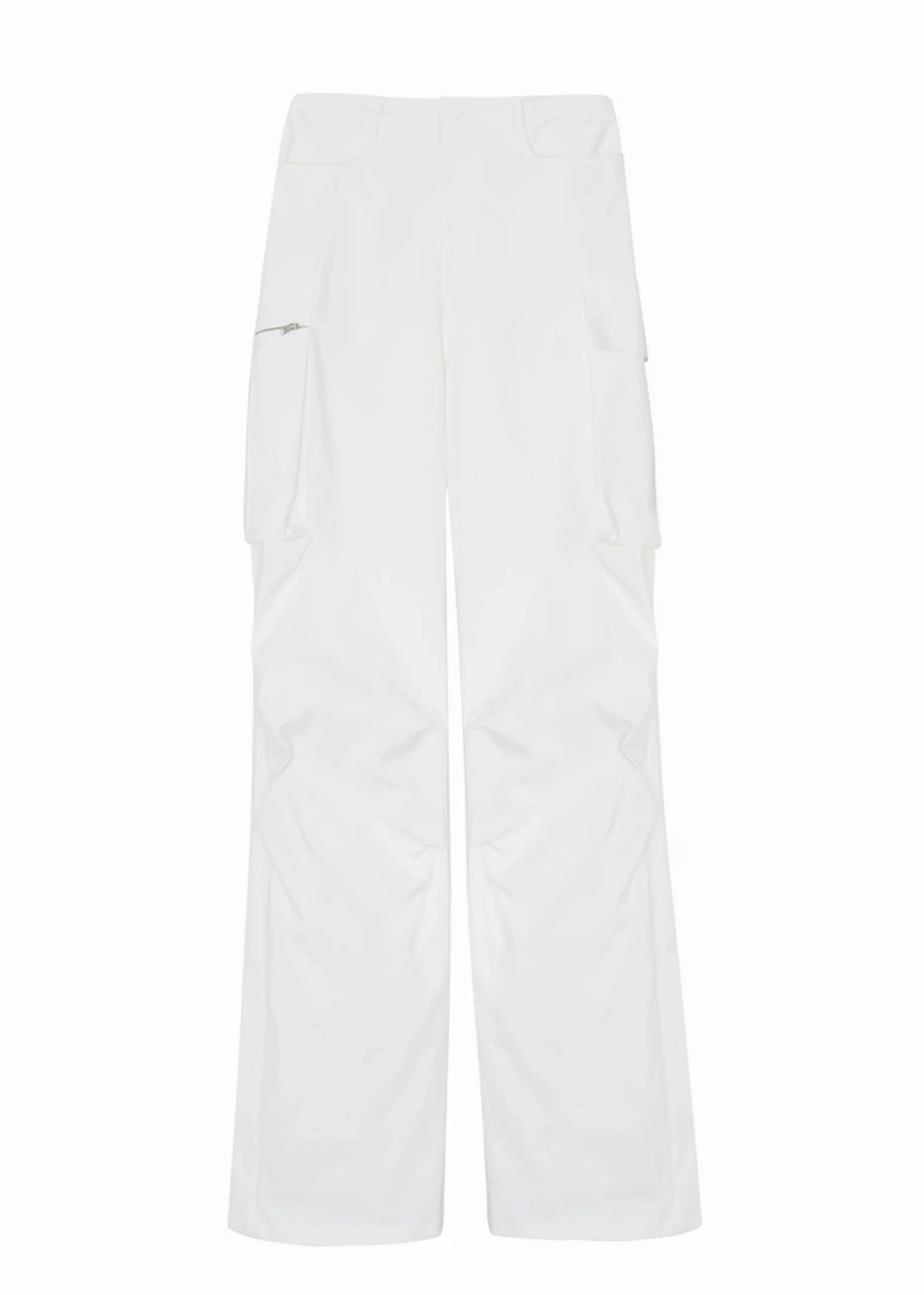 The Frankie Shop Valo Cargo Pants White Hot