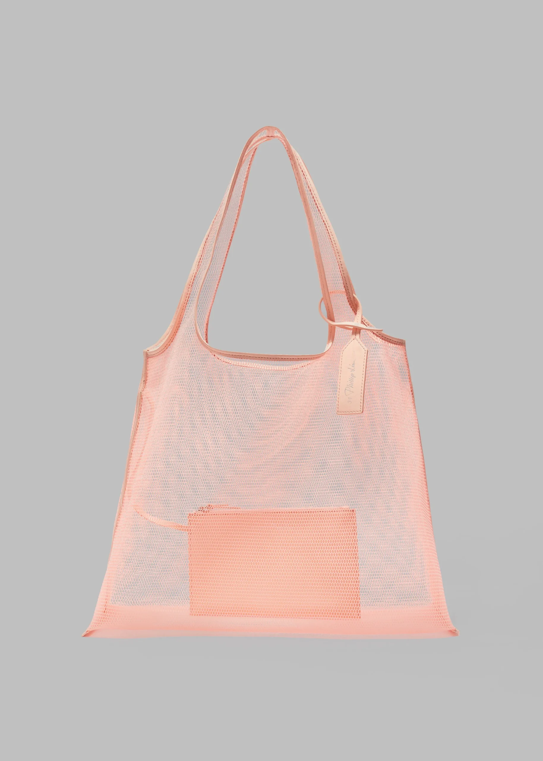 The Frankie Shop 3.1 Phillip Lim Mesh Market Tote Flamingo Sale