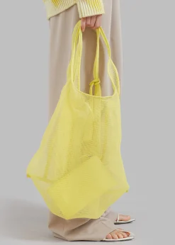 The Frankie Shop 3.1 Phillip Lim Mesh Market Tote Mimosa Discount