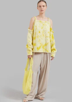 The Frankie Shop 3.1 Phillip Lim Mesh Market Tote Mimosa Discount