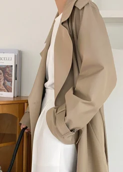 The Frankie Shop Abril Trench Sand Online