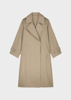 The Frankie Shop Abril Trench Sand Online