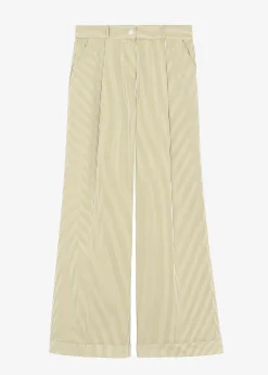 The Frankie Shop Addison Pants Khaki Stripe Online