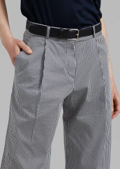 The Frankie Shop Addison Pants Black Stripe New