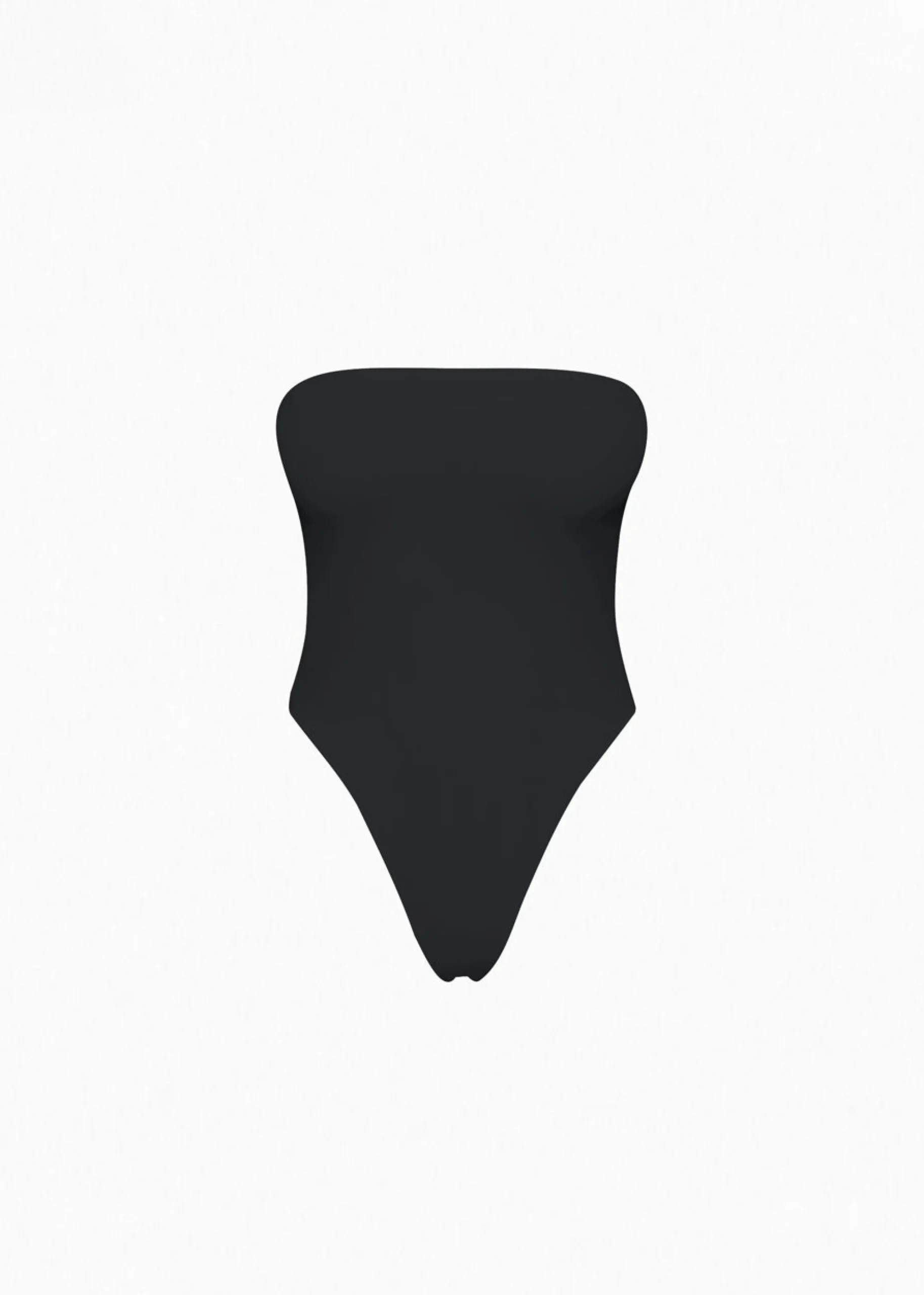 The Frankie Shop Aexae Bandeau One Piece Swimsuit Black Discount
