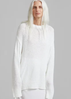 The Frankie Shop Ahine Sweater White Hot