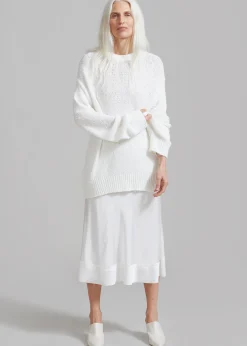 The Frankie Shop Ahine Sweater White Hot