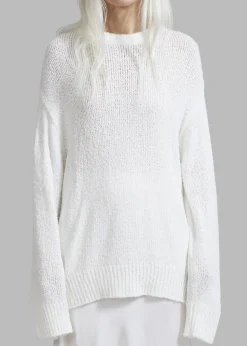 The Frankie Shop Ahine Sweater White Hot