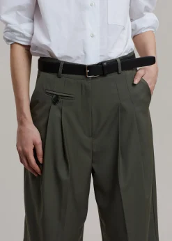 The Frankie Shop Ainsley Pants Olive Discount