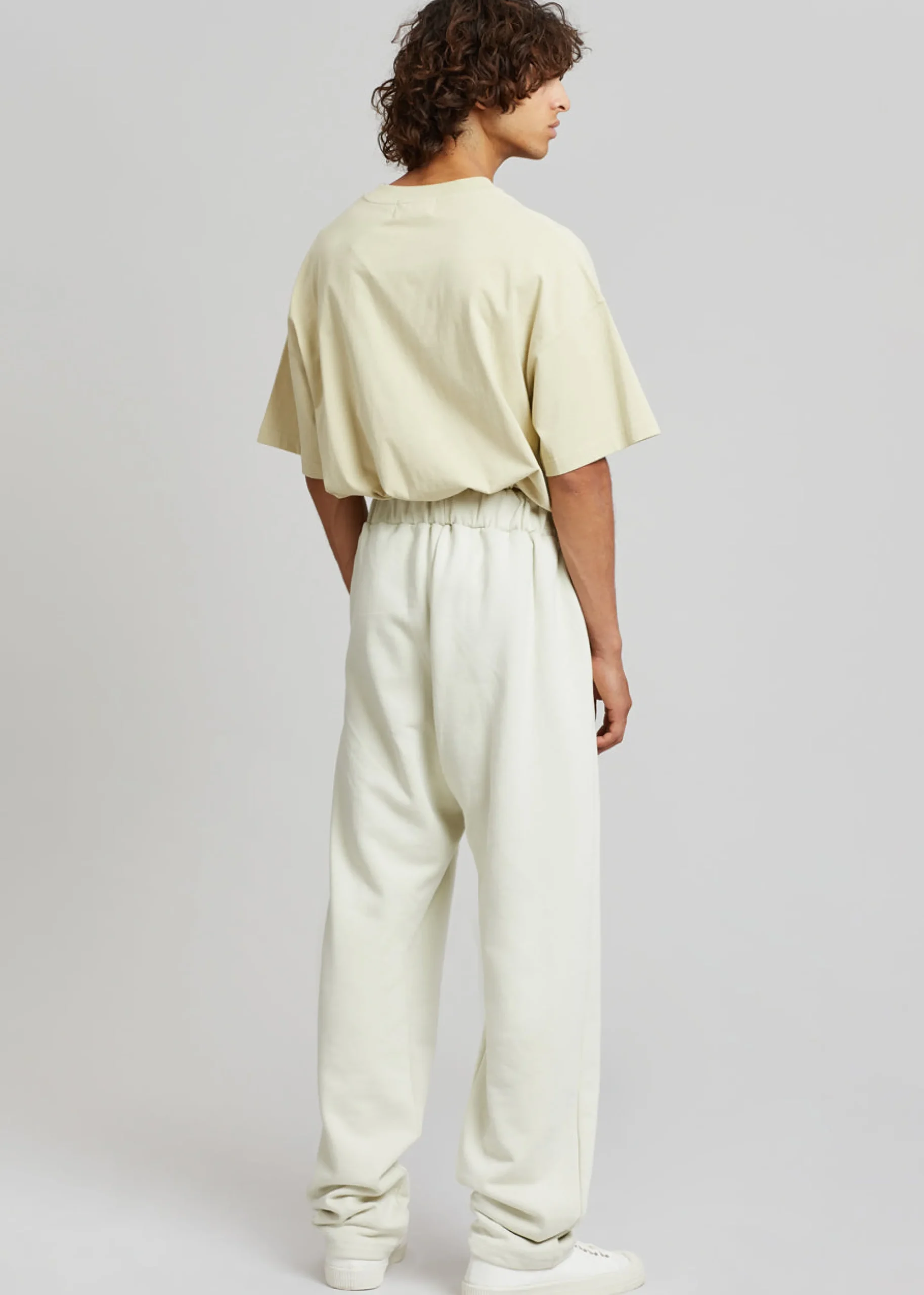 The Frankie Shop Alec Pleated Jogger Pants Beige Discount