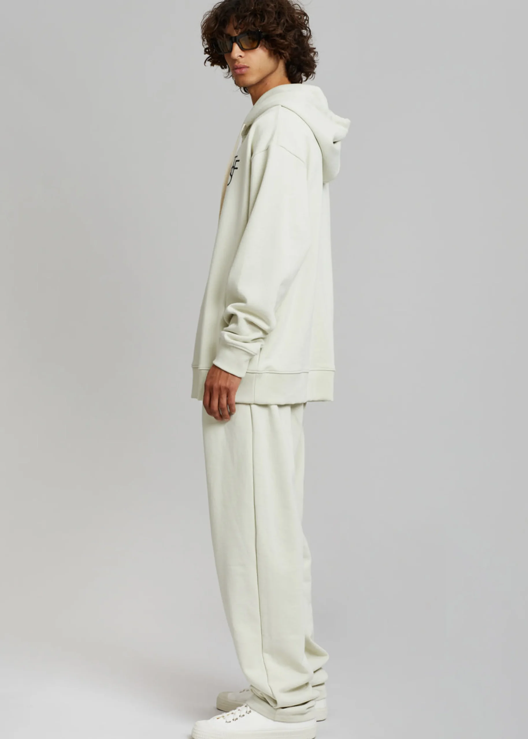 The Frankie Shop Alec Pleated Jogger Pants Beige Discount