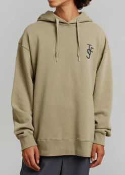 The Frankie Shop Alec Tfs Hoodie Olive Outlet