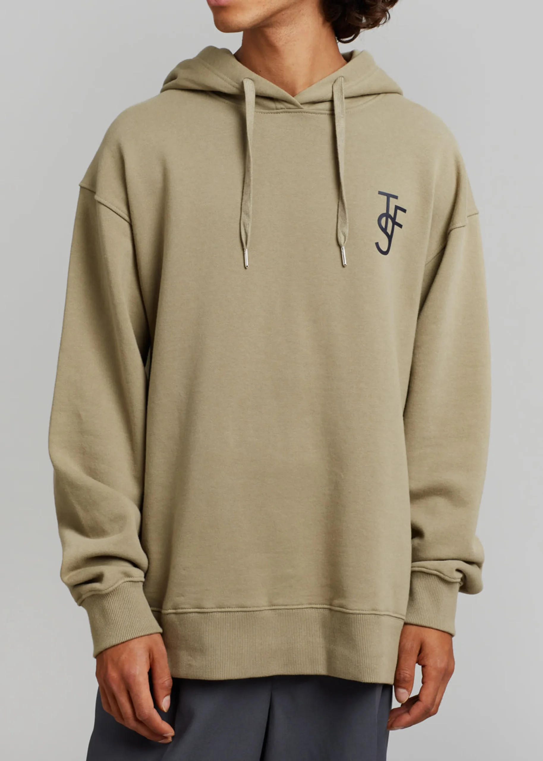 The Frankie Shop Alec Tfs Hoodie Olive Outlet
