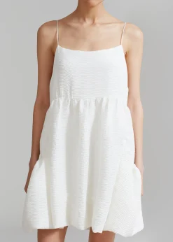 The Frankie Shop Alisa Pocket Mini Dress White Sale