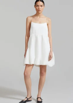 The Frankie Shop Alisa Pocket Mini Dress White Sale