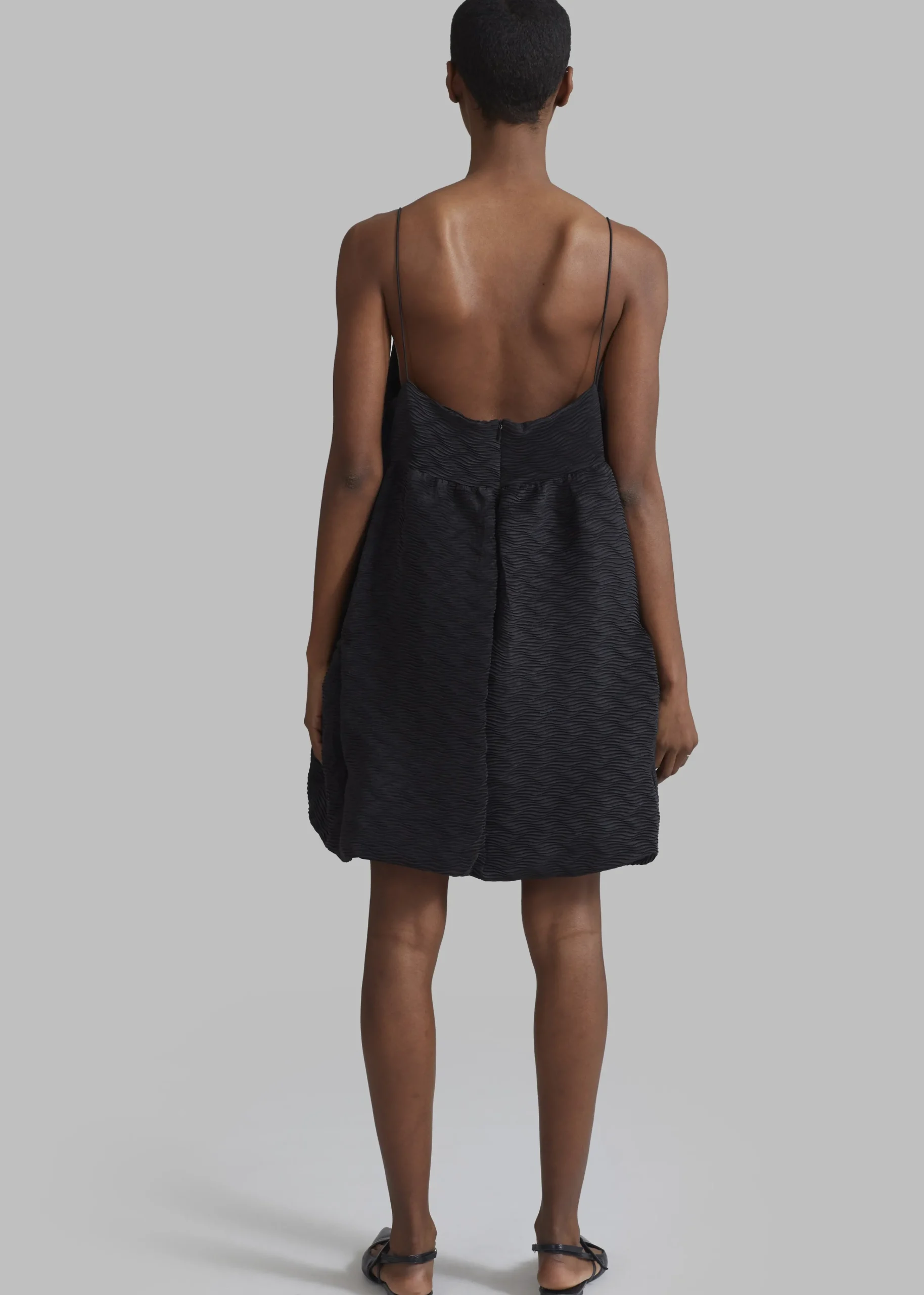 The Frankie Shop Alisa Pocket Mini Dress Black Sale