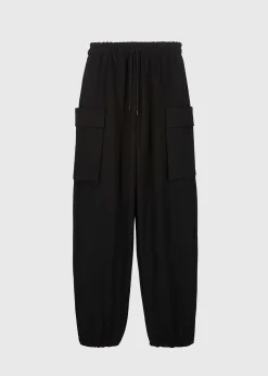 The Frankie Shop Aliz Cargo Sweatpants Black Hot