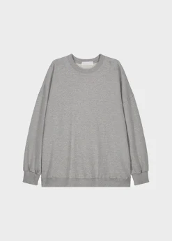 The Frankie Shop Aliz Open Back Sweatshirt Grey Best