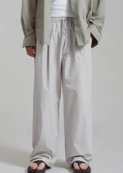 The Frankie Shop Amomento Drawstring Pants Grey Discount