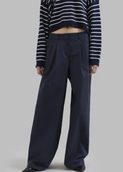 The Frankie Shop Anderson Pants Dark Navy Clearance