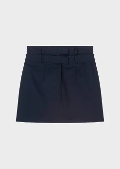 The Frankie Shop Anita Mini Skirt Navy Best